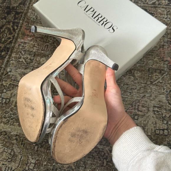 Caparros Silver Heels - Picture 4 of 6